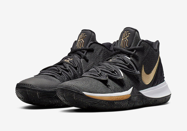 Kyrie Irving 5 Black Gold Shoes