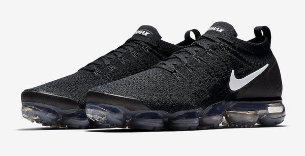 Air VaporMax Flyknit 2 Black White Shoes