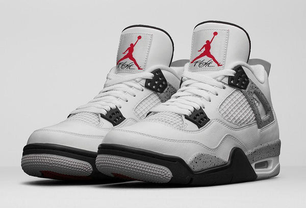 Jordan 4 OG '89 Retro - White Cement' Basketball Shoes