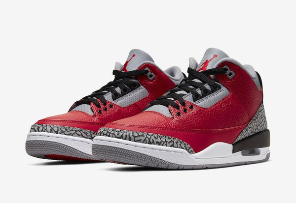 Jordan 3 Red Cement Basketball Shoes