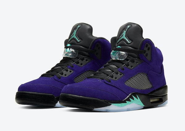 Jordan 5 Black Grape Basketball Shoes