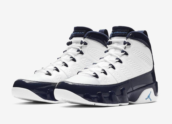 Jordan 9 UNC (Pearl Blue) Basketball Shoes