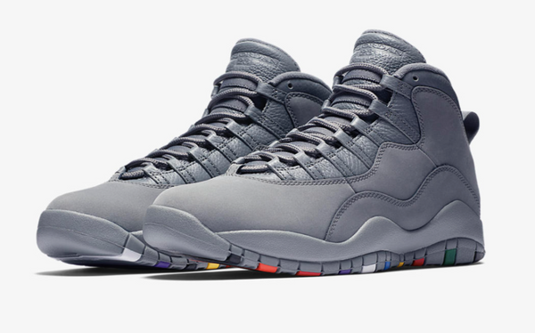 Jordan 10 Cool Grey Basketball Shoes