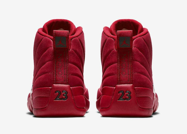 Jordan 12 Bulls Gym Red Basketball Shoes