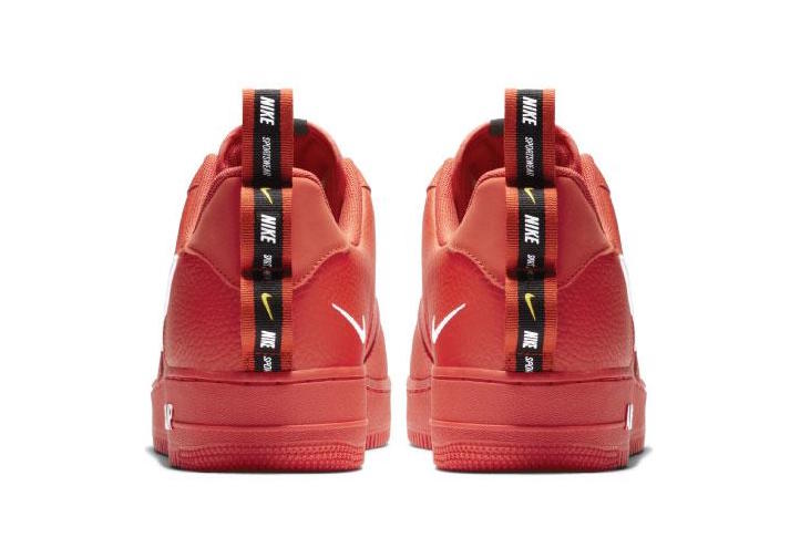 Air Force 1 07 LV8 Utility Red Shoes Demilaxi