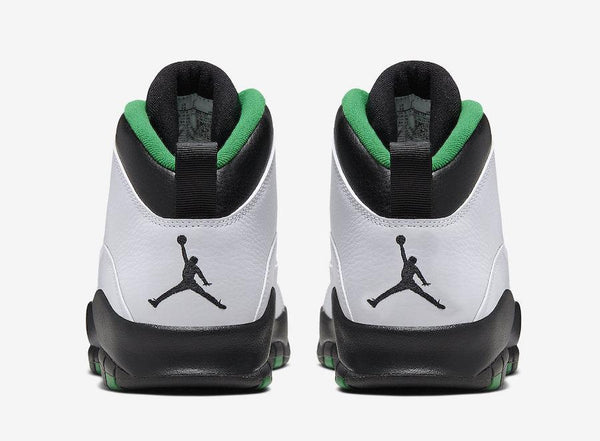 Jordan 10 Seattle Court Green Basketball Shoes