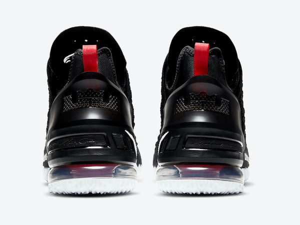 LeBron 18 Black Red White Basketball Shoes