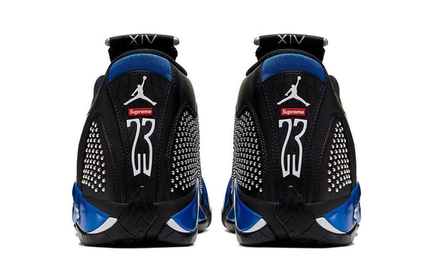 SUP x Jordan 14 Black Basketball Shoes