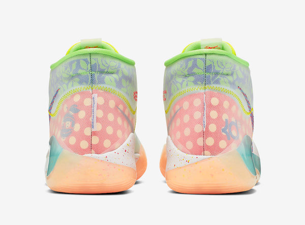 Kevin Durant Zoom KD 12 EYBL Peach Jam Shoes