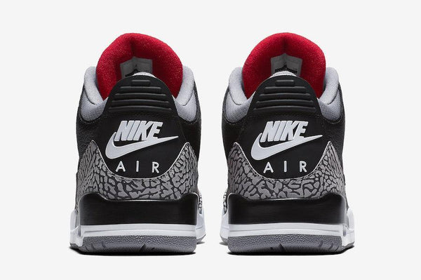 Jordan 3 Retro OG Black Cement Basketball Shoes