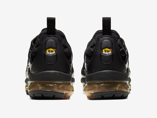 Air VaporMax Plus Black Metallic Gold Shoes