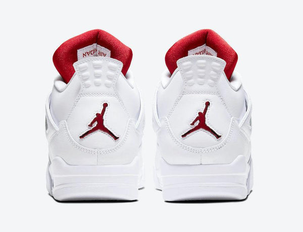 Jordan 4 Red Metallic Basketball Shoes