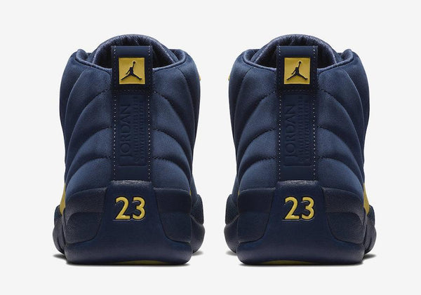 Jordan 12 Michigan Basketball Shoes