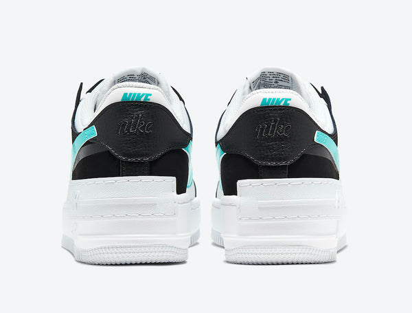 Air Force 1 Shadow Black Teal Shoes