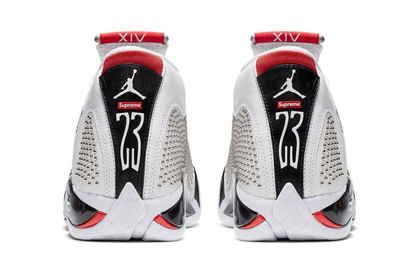 SUP x Jordan 14 White Basketball Shoes