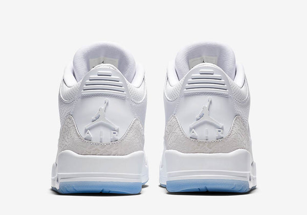 Jordan 3 Pure White Basketball Shoes