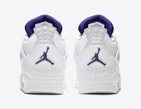 Jordan 4 Purple Metallic 'Court Purple' Basketball Shoes
