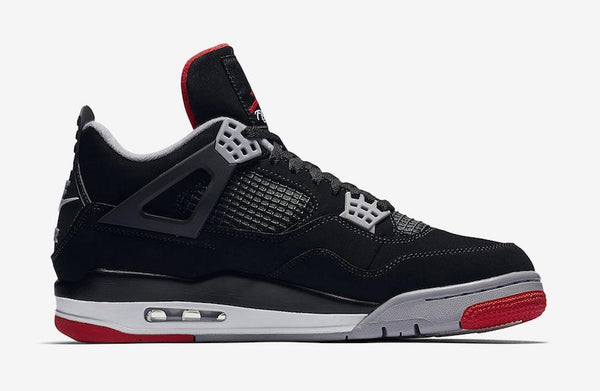 Jordan 4 Bred Basketball Shoes