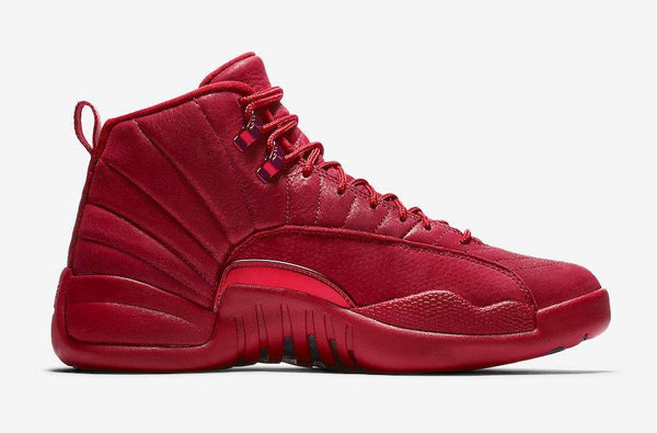 Jordan 12 Bulls Gym Red Basketball Shoes