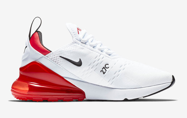 Air Max 270 White University Red Shoes