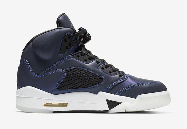 Jordan 5 Iridescent Oil Grey Basketball Shoes