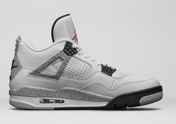 Jordan 4 OG '89 Retro - White Cement' Basketball Shoes