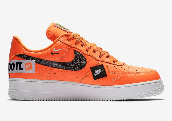 Air Force 1 Just Do It Orange Shoes