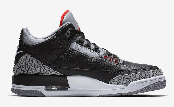 Jordan 3 Retro OG Black Cement Basketball Shoes