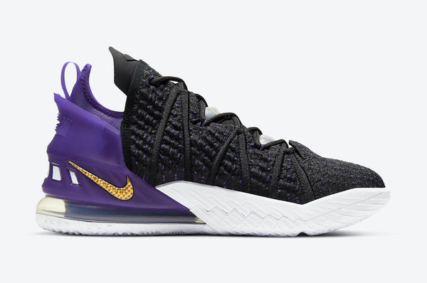 LeBron 18 Lakers Basketball Shoes