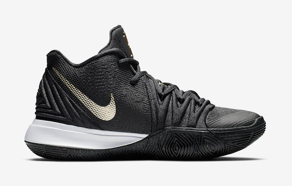 Kyrie Irving 5 Black Gold Shoes