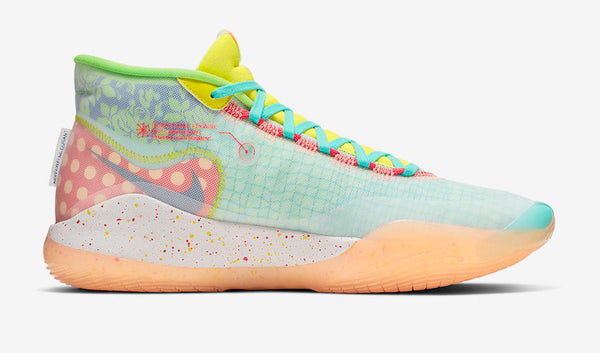 Kevin Durant Zoom KD 12 EYBL Peach Jam Shoes
