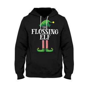 Flossing Elf Xmas Party Pajama 2D Pullover Hoodie Christmas Gift Ideas